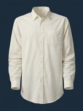 Joseph & Feiss Men's Dress Shirt 18 34/35 Crisp Business Pinpoint Oxford 2-ply